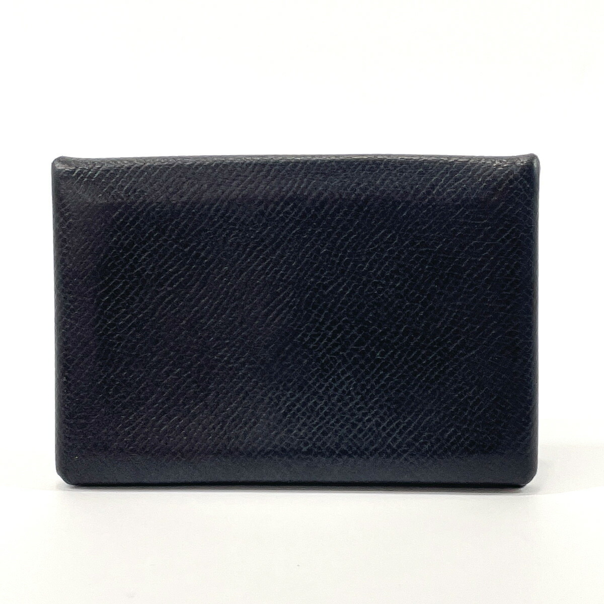 Hermes Calvi Card Case Vaux Epson Black